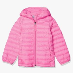 Amazon Girls/Toddlers' Lightweight Water-Resistant Packable Hooded Puffer Jacket